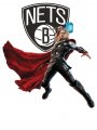 Brooklyn Nets Thor Logo Sticker Heat Transfer