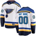 St. Louis Blues Custom Letter and Number Kits for Away Jersey Material Vinyl