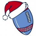 Tennessee Titans Football Christmas hat logo decal sticker