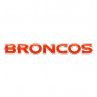 Denver Broncos Crystal Logo Sticker Heat Transfer
