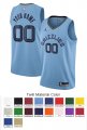 Memphis Grizzlies Custom Letter and Number Kits for Statement Jersey Material Twill