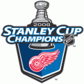 Detroit Red Wings 2007 08 Champion Logo decal sticker