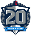 Tennessee Titans 2018 Anniversary Logo Sticker Heat Transfer