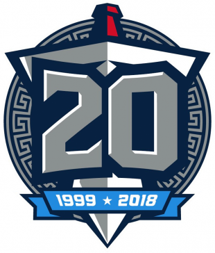 Tennessee Titans 2018 Anniversary Logo decal sticker