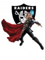 Oakland Raiders Thor Logo Sticker Heat Transfer