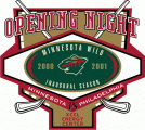 Minnesota Wild 2000 01 Special Event Logo Sticker Heat Transfer