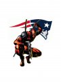 New England Patriots Deadpool Logo decal sticker