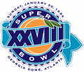 Super Bowl XXVIII Logo decal sticker