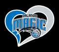 Orlando Magic Heart Logo decal sticker