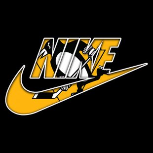 Pittsburgh Penguins Nike logo decal sticker