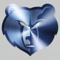Memphis Grizzlies Stainless steel logo decal sticker