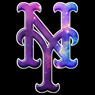 Galaxy New York Mets Logo Sticker Heat Transfer