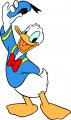 Donald Duck Logo 12 decal sticker