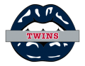 Minnesota Twins Lips Logo Sticker Heat Transfer