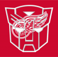 Autobots Detroit Red Wings logo Sticker Heat Transfer