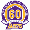 Los Angeles Lakers 2007-2008 Anniversary Logo decal sticker