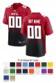 Atlanta Falcons Custom Letter and Number Kits For Alternate Jersey 01 Material Twill