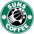 Phoenix Suns Starbucks Coffee Logo decal sticker