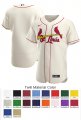 St. Louis Cardinals Custom Letter and Number Kits for Alternate Jersey 01 Material Twill