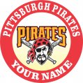Pittsburgh Pirates Customized Logo Sticker Heat Transfer