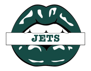 New York Jets Lips Logo Sticker Heat Transfer