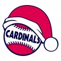 St. Louis Cardinals Baseball Christmas hat logo Sticker Heat Transfer