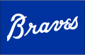 Atlanta Braves 1981-1986 Batting Practice Logo Sticker Heat Transfer