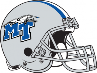 Middle Tennessee Blue Raiders 1998-Pres Helmet Sticker Heat Transfer