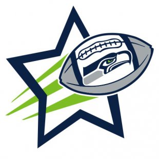 Seattle Seahawks Football Goal Star logo decal sticker