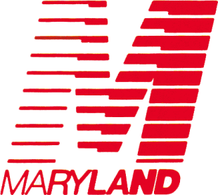 Maryland Terrapins 1984-1988 Wordmark Logo decal sticker