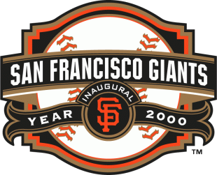 San Francisco Giants 2000 Stadium Logo Sticker Heat Transfer