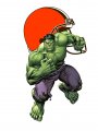Cleveland Browns Hulk Logo decal sticker