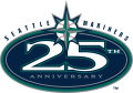 Seattle Mariners 2002 Anniversary Logo Sticker Heat Transfer