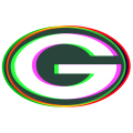 Phantom Green Bay Packers logo Sticker Heat Transfer