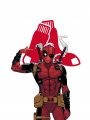 Boston Red Sox Deadpool Logo Sticker Heat Transfer