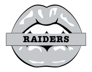 Oakland Raiders Lips Logo Sticker Heat Transfer