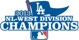 Los Angeles Dodgers 2013 Champion Logo 02 Sticker Heat Transfer