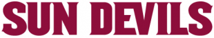 Arizona State Sun Devils 2011-Pres Wordmark Logo 12 Sticker Heat Transfer