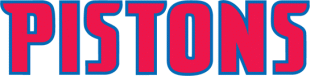 Detroit Pistons 2001-2002 Pres Wordmark Logo 2 decal sticker