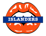 New York Islanders Lips Logo Sticker Heat Transfer