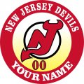 New Jersey Devils Customized Logo decal sticker