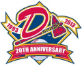 Danville Braves 2013 Anniversary Logo Sticker Heat Transfer