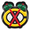 Chicago Blackhawks Crystal Logo Sticker Heat Transfer