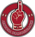 Number One Hand Arizona Diamondbacks logo Sticker Heat Transfer