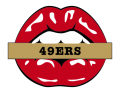 San Francisco 49ers Lips Logo Sticker Heat Transfer