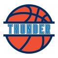 Basketball Oklahoma City Thunder Logo Sticker Heat Transfer