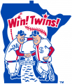 Minnesota Twins 1976-1986 Primary Logo Sticker Heat Transfer