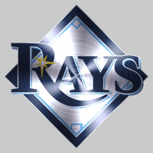 Tampa Bay Rays Stainless steel logo decal sticker