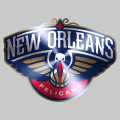 New Orleans Pelicans Stainless steel logo Sticker Heat Transfer