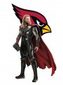 Arizona Cardinals Thor Logo Sticker Heat Transfer